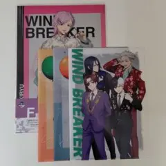 ウィンドブレーカー クリアポスター&ステッカーとクリアファイル3枚