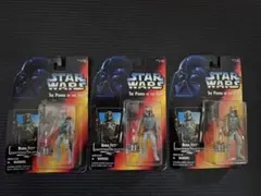 超貴重ボバフェット　スターウォーズ・ベーシックフィギュア　オレンジカード　3体のサムネイル