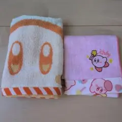 星のカービィ　ウォッシュタオル　ハンドタオル　まとめのサムネイル