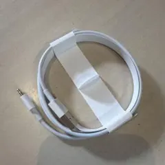 Apple製純正　ホワイト Lightningケーブル USBコネクタ