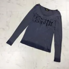 美品 DIESEL 00s プリントTシャツ チャコール サイズS*JD240