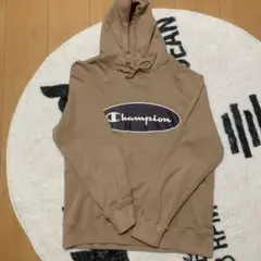Champion プルオーバーパーカー ベージュ M