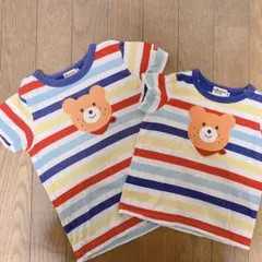 ホットビスケッツ 半袖Tシャツ　兄弟　おそろい　2枚セット