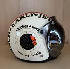 EASYRIDERS イージーライダース 半ヘルメット MM35 ホワイト希少品 EASYRIDERS イージーライダース 半ヘルメット MM35 ホワイト希少品