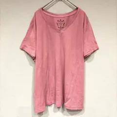 ソノマ Tシャツ Vネック 半袖 2X ルームウェア ビッグサイズ ピンクのサムネイル