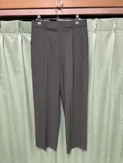 UNIQLO タックワイドパンツ・オリーブ色・Lサイズ