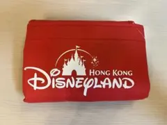 香港ディズニー　赤・不織布バック