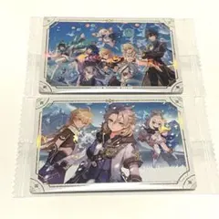 原神 シールウエハース 鍾離 蛍 空 アルベド 他