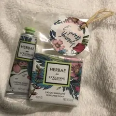 ロクシタン Herbae ハンドクリームとソープのセット★