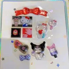 おすそ分け　シール　キティちゃん　クロミちゃん　サンリオ　タイルシール