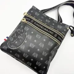 ✨極美品✨カステルバジャック　ショルダーバッグ　プラージュ　モノグラム　ブラック