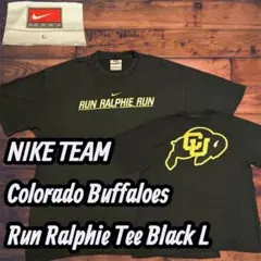 【00s US古着】NIKE TEAM Tシャツ コロラド大学 L カレッジ 黒