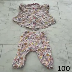 匿名配送 アンパンマン ドキンちゃん コキンちゃん ピンク 半袖パジャマ 100のサムネイル