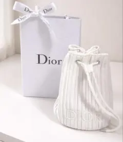 Dior ディオール　ノベルティー巾着ポーチ(新品未使用品)ショッパー付き