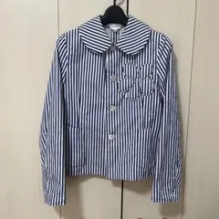 COMME des GARCONS GIRL ラウンドカラーストライプジャケットのサムネイル