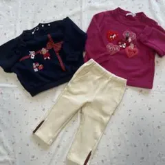 ファミリア　トレーナー　パンツ　90㎝ 女の子