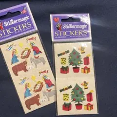 クリスマス　シール　Stickermagic ステッカーマジック