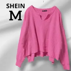 SHEIN ピンク ニットセーター M