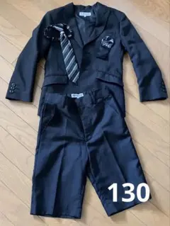 sirmione フォーマルスーツ 130サイズ 黒
