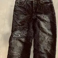 パンツ XU damage wide denim y2k grunge archive XU damage wide denim y2k grunge archive - メルカリ