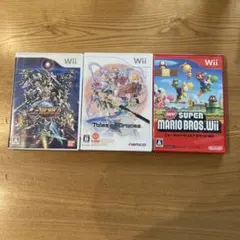 wii ゲームソフト　３本まとめ売り