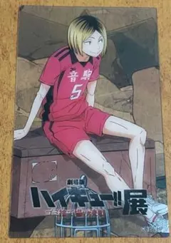 ハイキュー ゴミ捨て場の決戦展 入場特典 クリアカード 孤爪研磨