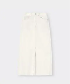 デニムスリットナローロングスカート　GU M