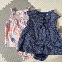 Carter's 半袖ロンパース ワンピース仕様 6month