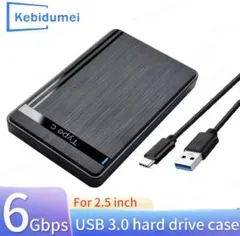 USB3.0 SSD HDD 外付けケース PC Type-C 高速データ転送のサムネイル