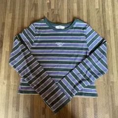 WEGO 長袖ボーダートップス