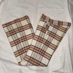 70s 70年代 フレアスラックス スタプレ ベルボトム ヴィンテージ 古着