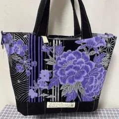 セミオーダーハンドメイドトートバッグ（花和柄　妖艶）