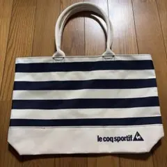 le coq sportif ストライプ トートバッグ
