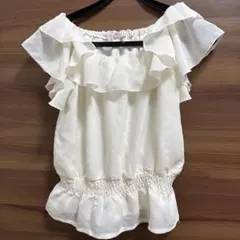 オフショルダー　レディース　トップス　Mサイズ