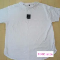 ピンクラテ　Tシャツ　ホワイト