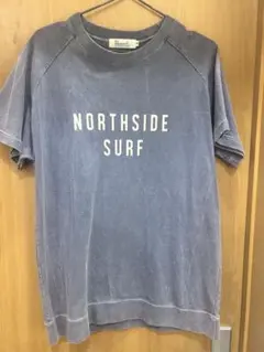 即購入可★レディース 半袖 Tシャツ ブルー　M★ヴィンテージブルーのサムネイル