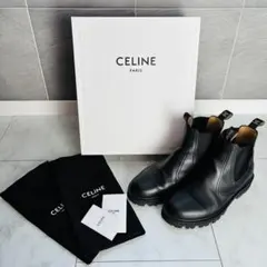 CELINE 39 マーガレットチェルシーブーツ サイドゴアブーツ ブラックのサムネイル