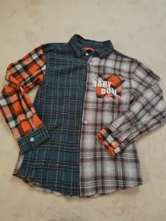 BABYDOLL フランネルシャツ 140