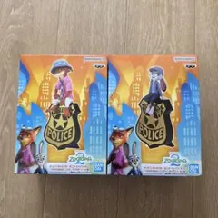 ズートピア フィギュア 2体セット ニック・ワイルド & ジュディ・ホップス