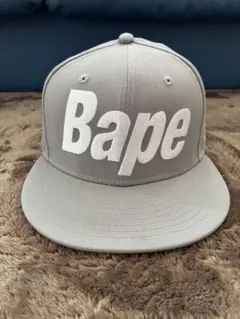 A BATHING APE NEW ERA SNAP BACK CAP グレー