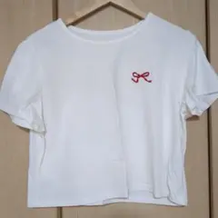SHEIN Tシャツ リボン XLサイズ