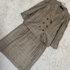 ルイヴィトン 34 36 セットアップ シルク ジャケット スカート 