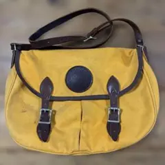 DULUTH PACK キャンバス ショルダーバッグ　オレンジ/ブラウン　鞄