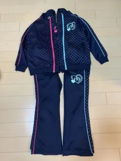 ニューバランス　nb ドット柄 ジャージセット ネイビー　2着セット