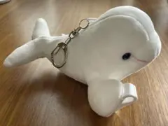 ベルーガ ぬいぐるみ マスコット キーホルダーのサムネイル