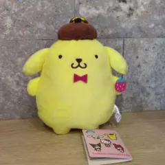 サンリオキャラクターズ いちごがま口ポーチ ポムポムプリン
