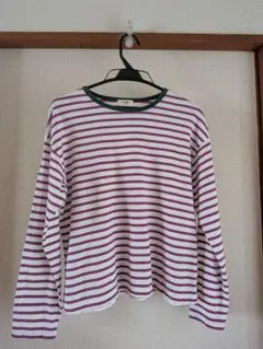 BEAMS HEART ボーダー 長袖カットソー