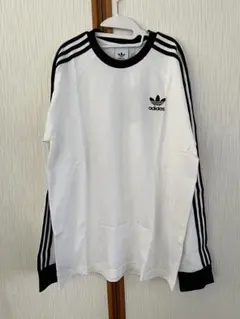 adidas 長袖Tシャツ ロンT ホワイト　メンズ/レディース