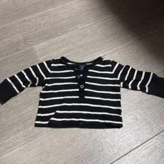 babyGap ベビー 長袖 ヘンリーネック ボーダー 70cm