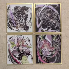 鬼滅の刃WEBSHOPくじアクリル色紙〜甘露寺蜜璃・伊黒小芭内セット